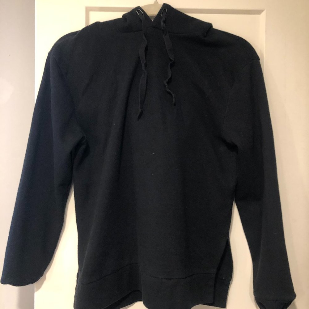 Casual Fit Black Hoodie